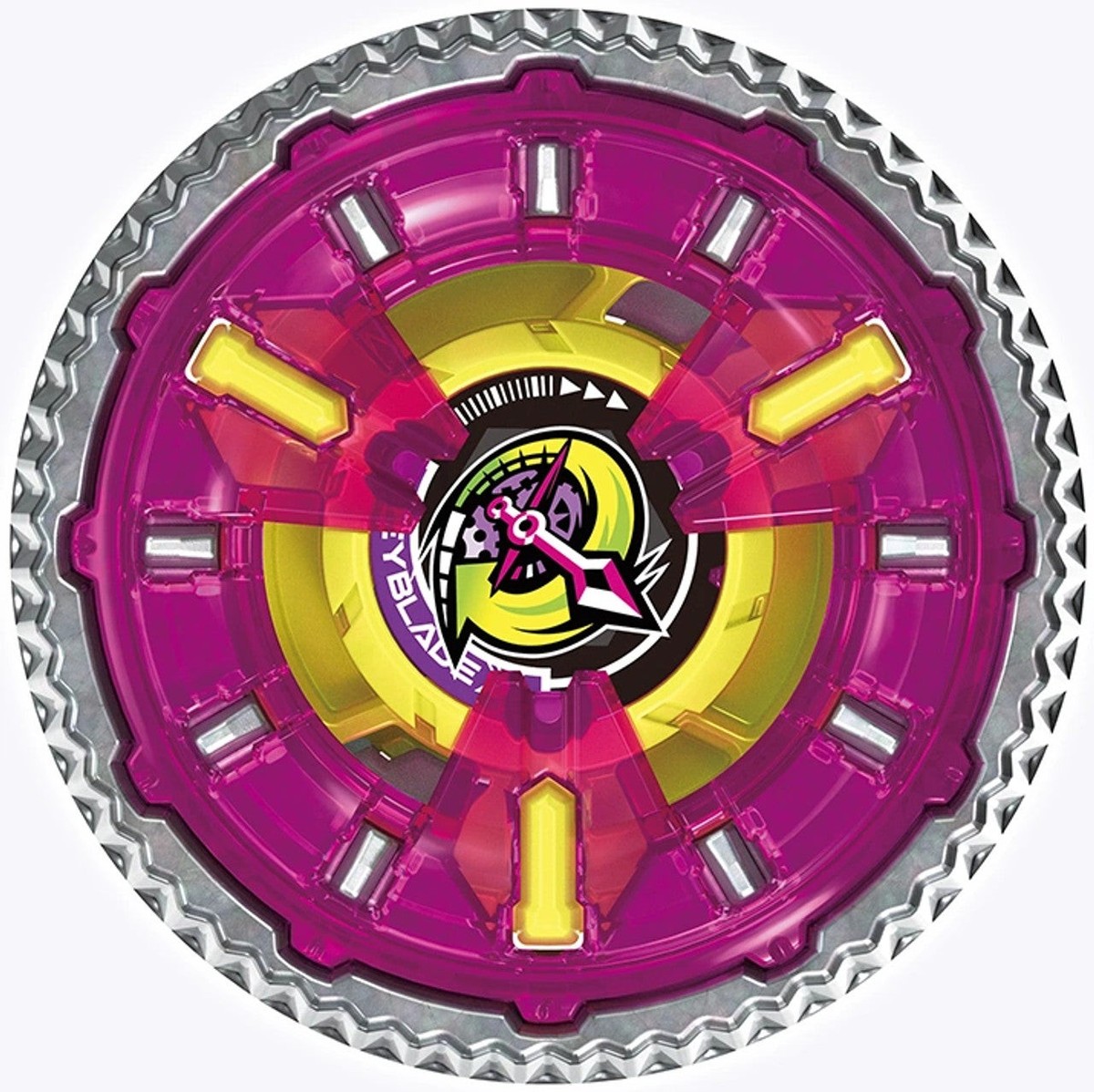 Takara Tomy Beyblade X UX-16 03 Clock Mirage 9-65B (Pink Yellow