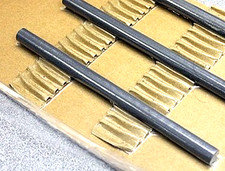 61 Material, RF Antenna Ferrite Rod, Diameter 0.5", Length 7.5", R61-050-750