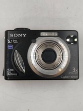 Sony Cyber-shot DSC-W15 5.1 MP Digital Camera Black - Not Working For Parts