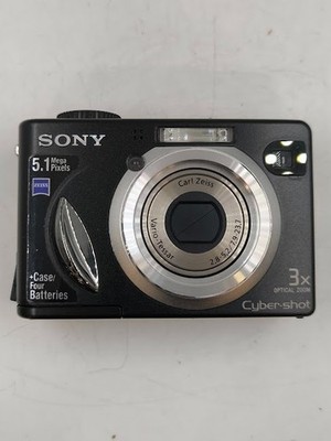 Sony Cyber-shot DSC-W15 5,1 MP Digitalkamera Schwarz - Defekt, Für Ersatzteile