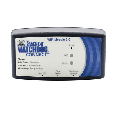 Wi-Fi Module 2.0 Connects to the Basement Watchdog Battery Backup Sump Pump Sys