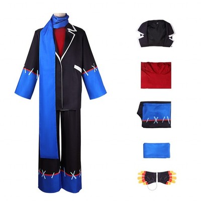 Anime Game Undertale Error Sans Cosplay Costume Frisk Jacket Coat Scraf 