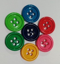 BOTTONI PER GIACCA LEGGERA, ABITI O LAVORI CREATIVI 4 FORI 17 mm