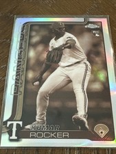 2025 Topps Chrome Baseball #73 Kumar Rocker Sepia Refractor Rookie Card