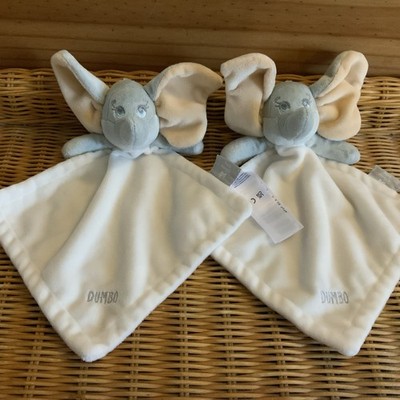 Disney Dumbo Tesco Baby Decke Elefant Tröster Stofftier X 2