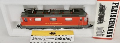 Re 4/4 42 Südostbahn SOB Elektrolokomotive Fleischmann 4344 OVP NEU 1:87 #HV2µ