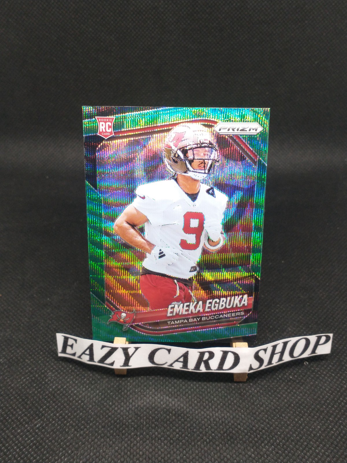2025 Panini Prizm #351 Emeka Egbuka Green Wave