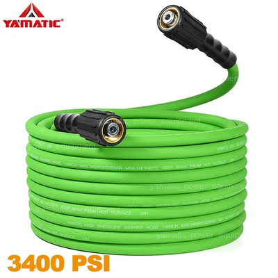 #ad #ad YAMATIC 3400 PSI Pressure Washer Hose 1 4#x27;#x27; Quick Connect Flexible Heavy Duty $50.39