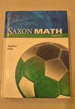 Saxon Math Course 1 Student Edition Hardcover...