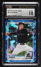2020 Bowman Chrome Draft Sapphire Edition Kyle Nicolas CSG 10 Gem Mint 0c6