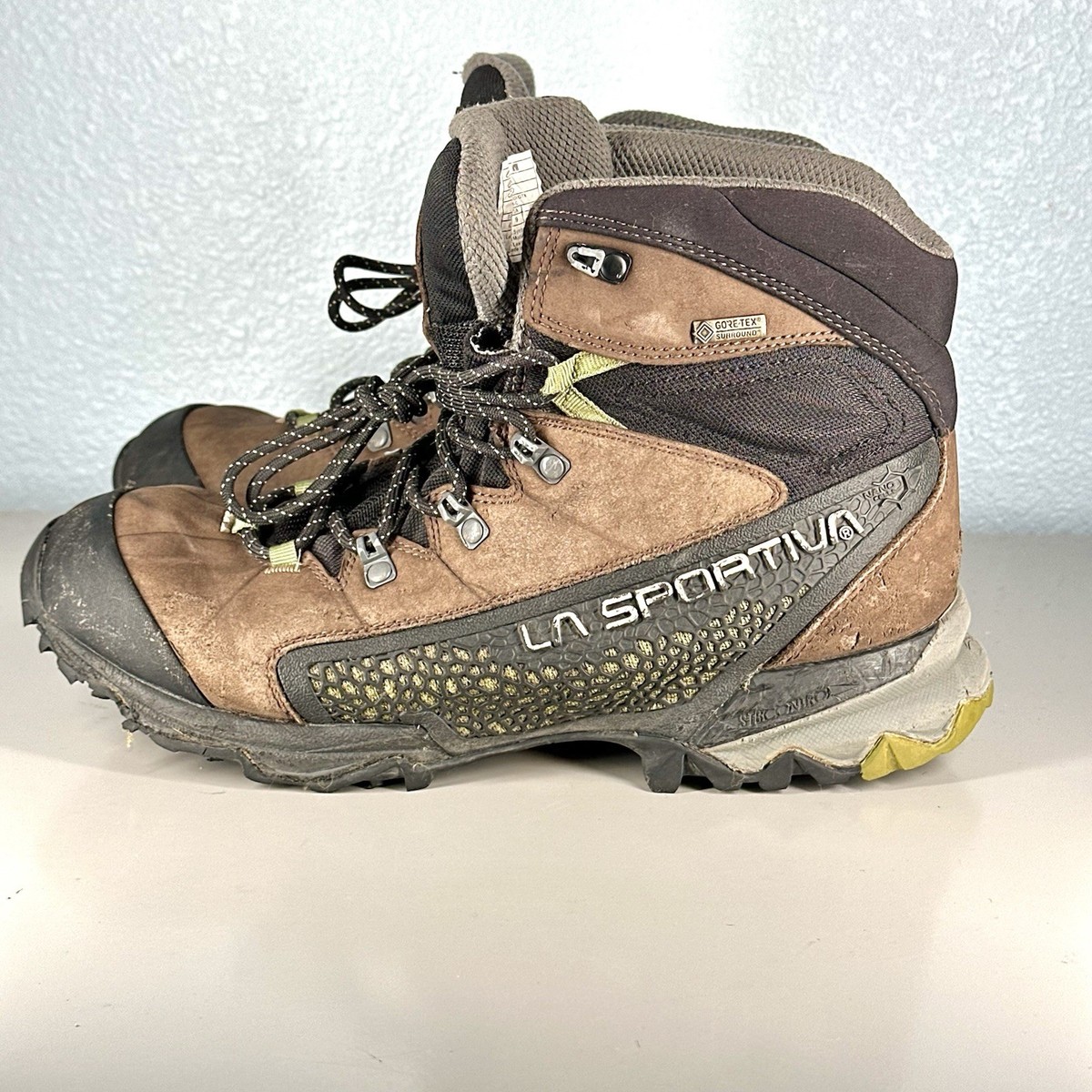 La Sportiva Nucleo High GTX Men’s Hiking Boots Brown US Size 8 Medium La Sportiva Nucleo High GTX Hiking Boot Men main image 3