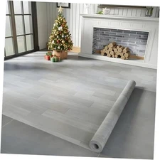  Vinyl Flooring Roll 32 sq.ft | 3'4"W x 9'10"L, PVC Leather-Like Linoleum 