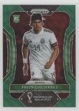 2022 Panini Prizm World Cup Qatar Green Wave Prizm Erick Gutierrez #150 0c2