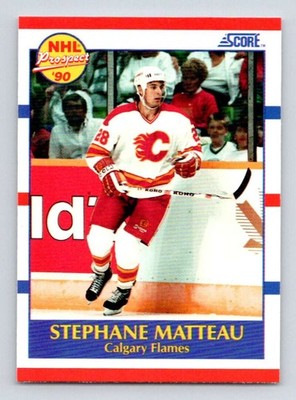 1990-91 Score #381 Stephane Matteau NM-MT RC Rookie Flames