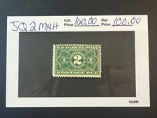 US Scott # JQ 2   MNH Parcel Post   2026 Scott Catalogue Value $ 160.00