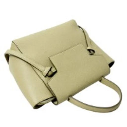 CELINE Borsa da Cintura Nano 2WAY Borsa a Tracolla Beige Pelle di Vitello Grana