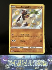 Pokemon Card SV063/SV122 Galarian Farfetch'd Shining Fates Holo Shiny Played