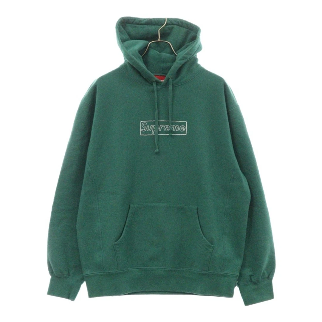 Sweat à capuche SUPREME 21SS x Kaws logo craie vaches boîte pull sweat à capuche occasion 4