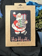 Hallmark Santa Inspired Christmas Cards Box Of 10 Cards With Envelopes Hi Hi Hi