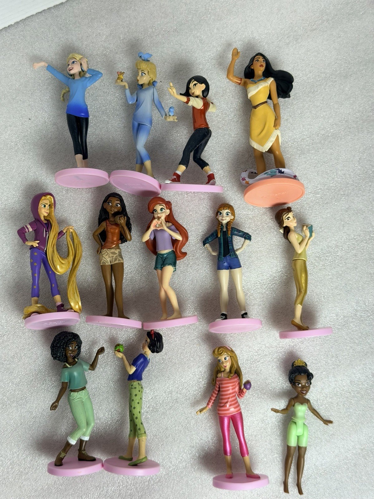 Disney Wreck It Ralph Breaks the Internet Mega Figurine Set Comfy Dressed 13 Pc