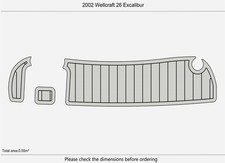 DuraEVA Seadek EVA Foam Boat flooring 2002 Wellcraft 26 Excalibur