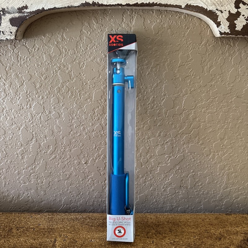 NEW XSories Big U-Shot Telescopic Pole for Action/Compact Cameras BLUE