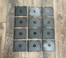 Replacement Black Trays for Standard CD Jewel Case Lot of 12 No Cases 