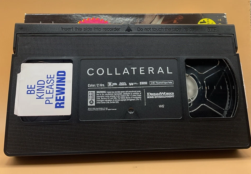 Collateral VHS 2004 Tom Cruise Jamie Foxx Widescreen **Buy 2 Get 1 Free** - Image 3 of 3