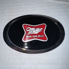 Miller High Life Beer Silver Belt Buckle Fast Free Shipping