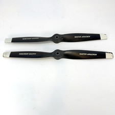 Vintage Master Airscrew 14x6 1460 RC Airplane Propellers White Tips Lot of 2