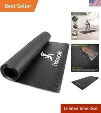 7'x3' Anti-Slip Exercise Equipment Mat - Noise-Reducing PVC Floor Protector