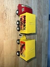 Vintage Tonka Steel Truck Trailer Red Yellow Box Van Delivery Truck USA 1970s