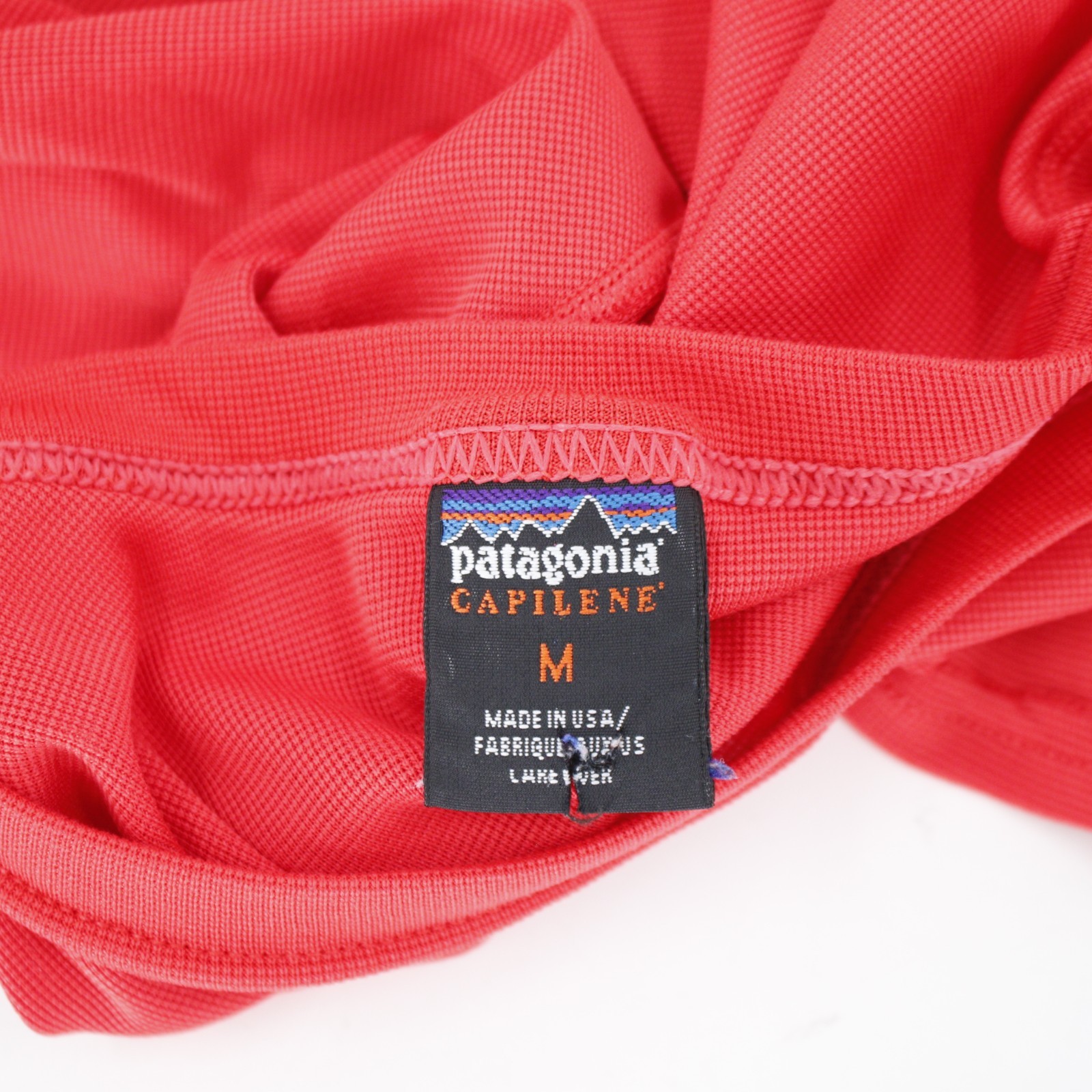 Vintage Patagonia Capilene Shirt Mens Medium Crew Neck Made In USA short sleeve thumbnail 7