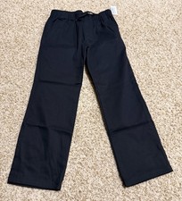 Old Navy Boys Straight Built In Flex Pull On Pants Black Size M 8