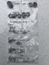 TV Bracket Bolts M4 M5 Screws and Spacers for Most TV brackets Universa