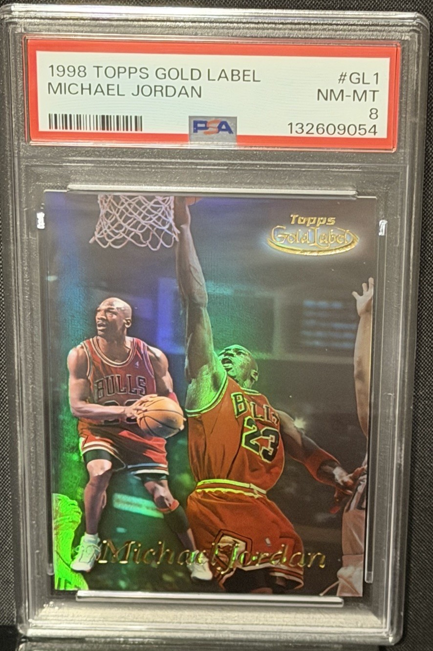 1998 Topps Gold Label #GL1 Michael Jordan PSA 8