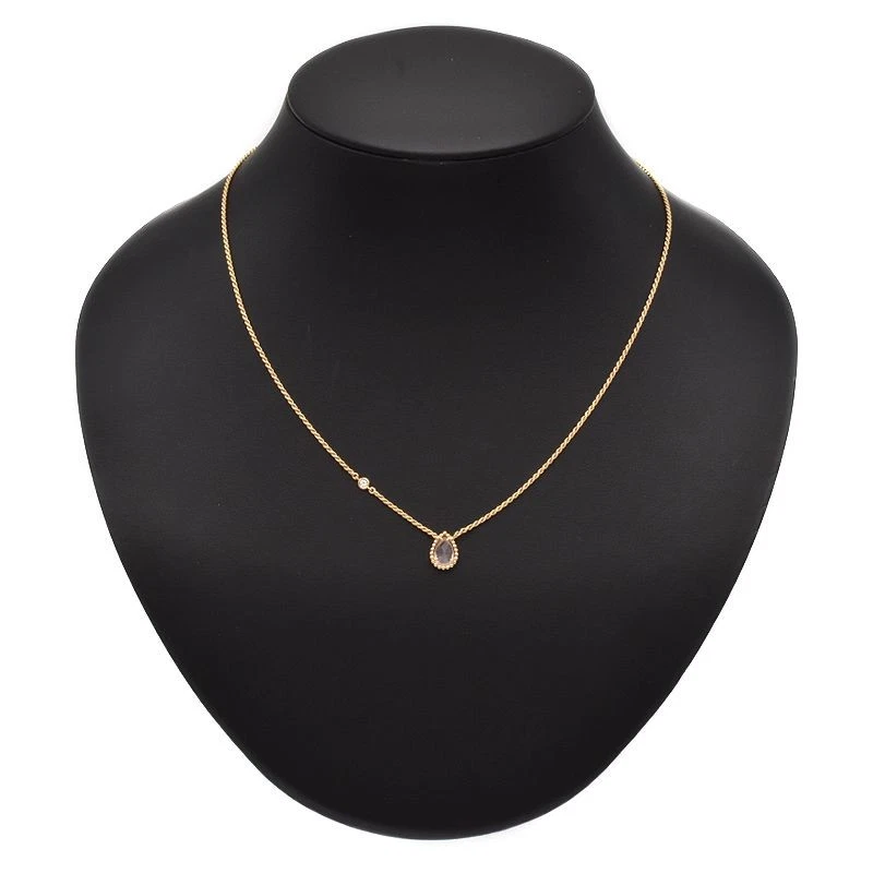 Boucheron Serpiente Bohemio Colgante XS 18K PG Rosa Cuarzo Diamante - Imagen 2 de 4