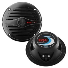BOSS Audio Systems MR50B 5.25 inch Marine Stereo Boat Speakers - 150 Watts p...