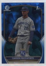 2023 Bowman Chrome Draft Sapphire Edition Carson Roccaforte #BDC-140 4k8