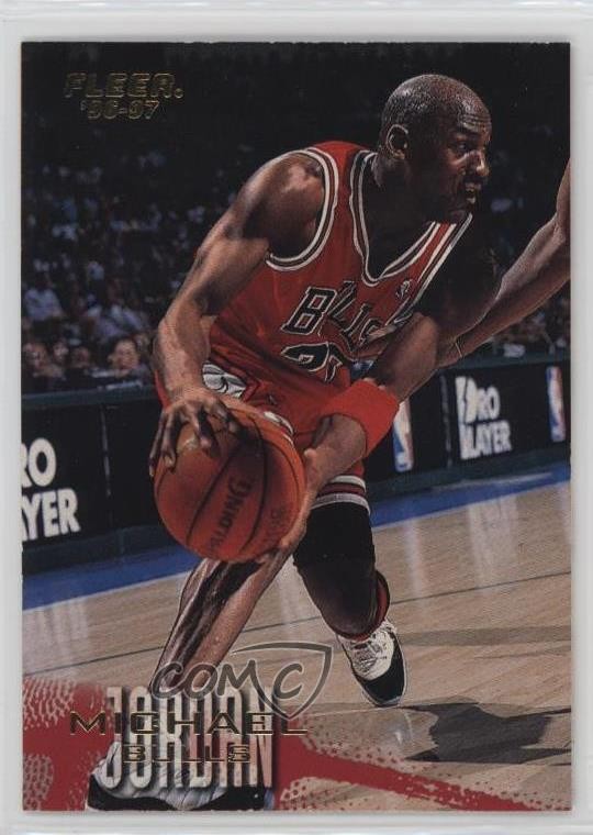 1996-97 Fleer Michael Jordan #13 HOF