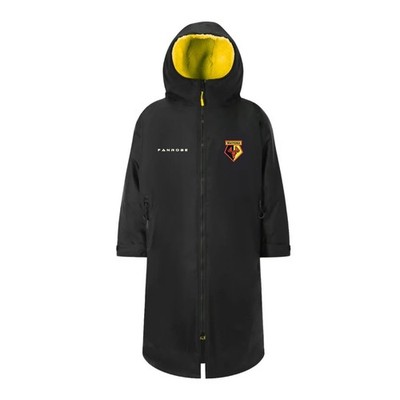 Watford FC Football Club offiziell lizenzierte Erwachsene Fanrobe Outdoor Zuschauer Robe