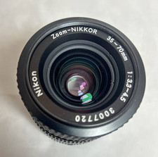 Nikon Ai-s AIS Zoom-NIKKOR 35-70mm f/3.3-4.5 MF Lens Near Mint Tested from Japan