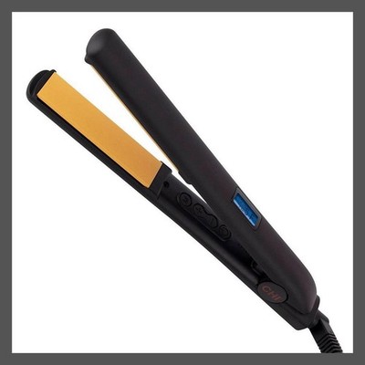 CHI Tourmaline Ceramic Flat Iron 1''   Black