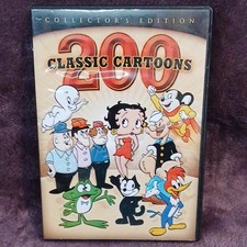 200 Classic Cartoons Collector's Edition 4-Disc DVD NR Betty Boop Popeye