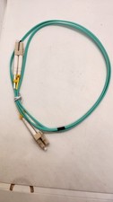 OM3 LC to LC Fiber Optic Patch Cable Multimode Duplex 50/125 Aqua LC LC 1M