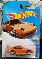 Hot Wheels PORSCHE 993 GT2 Orange Factory Fresh 2015 - HW 1:64 Mattel DTX58