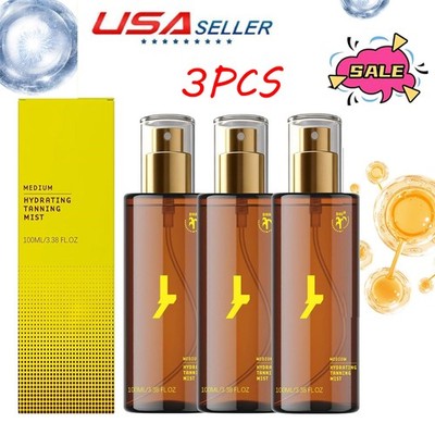 3PCS Face Tan Mist - Self Tanning Mist, Gradual Sun Kissed Glow, Natural Looking