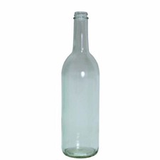 750ml Clear Glass Claret Wine Bottles, screw top finish For Wine Making