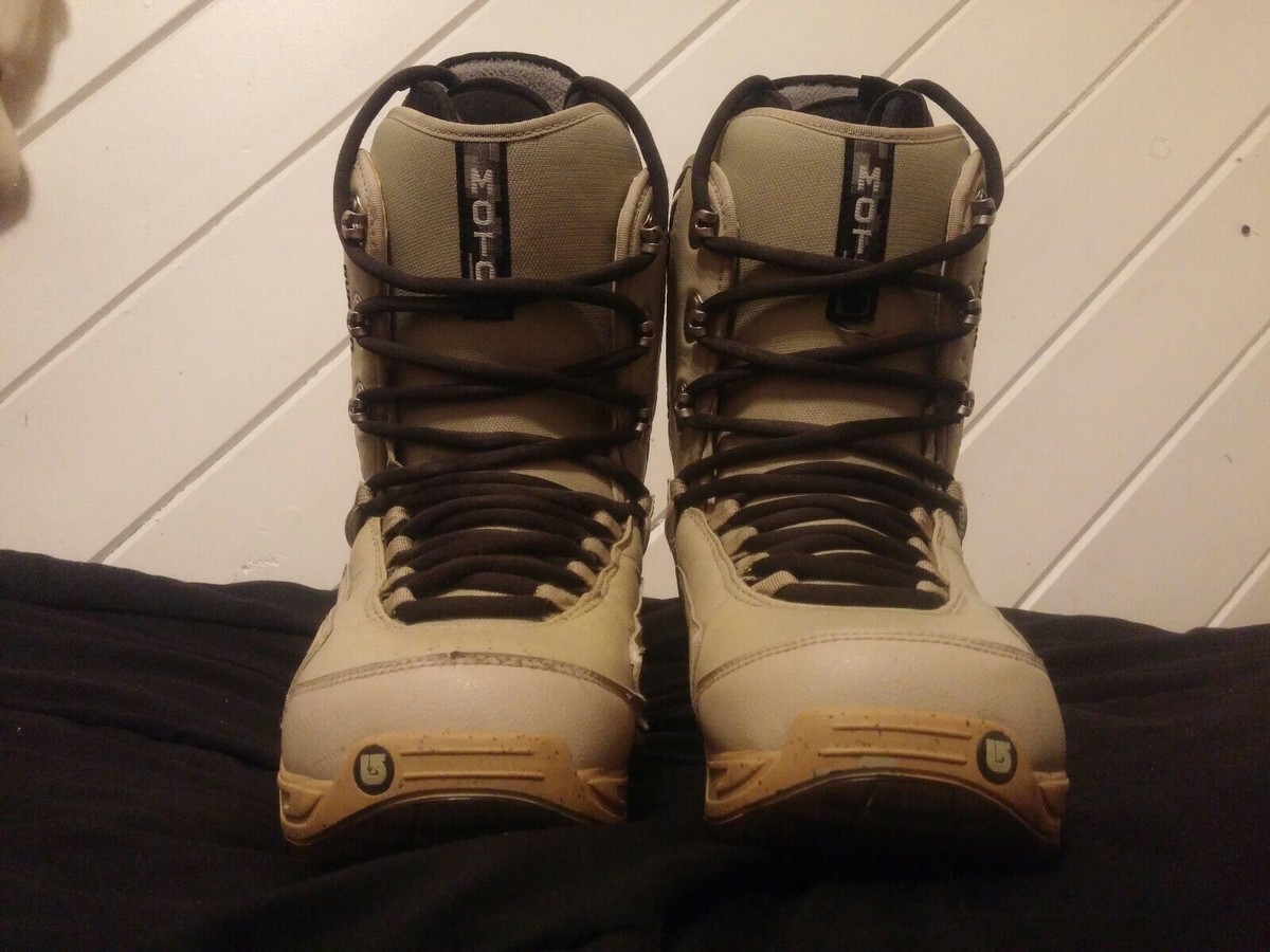 Burton Moto Snowboard Boots. Men sz7 (W8.5). Imprint1 Inserts