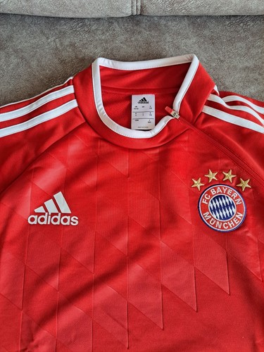 BAYERN MUNICH 2013 2014 FOOTBALL SOCCER TRAINING SWEATSHIRT TOP ADIDAS G73607 sz - Imagen 5 de 17